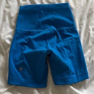 lululemon athletica High-Rise Bike Shorts in Teal Size 0